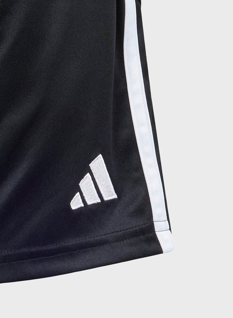 اديداس شورت كرة قدم تيرو 24 للأطفال - أسود - Image 3