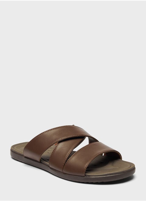 Cross Strap Casual Sandals
