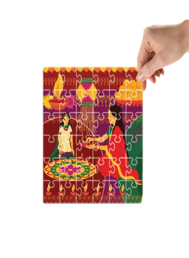 Mittimate Diwali Festival Jigsaw Puzzle Game for Kids Age 4 to 6 Old I 36 Pieces Puzzle Toy I Birthday Gift for Children - Image 2