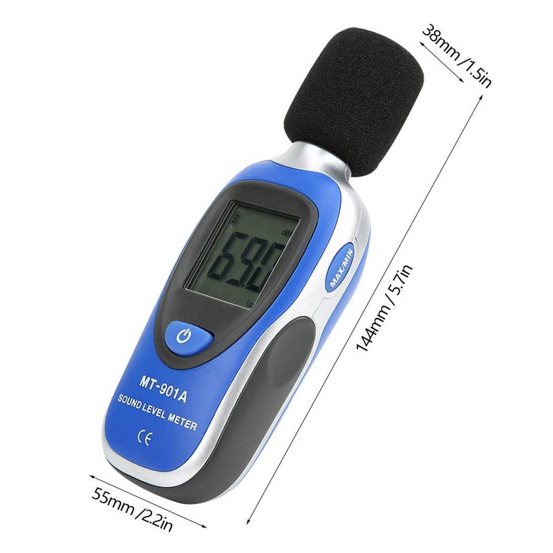 ABS Digital Sound Level Meter Portable LCD Noise Tester Decibel Measurement For Home - Image 3