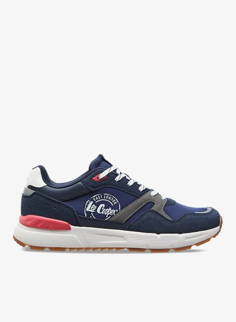Men's Panelled Lace-Up Sneakers