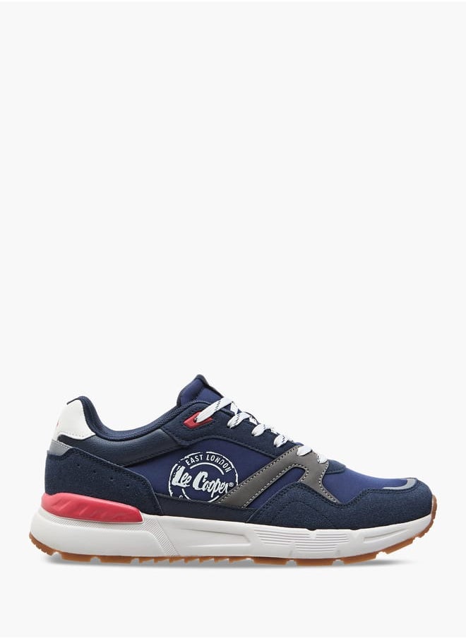 Lee Cooper Men's Panelled Lace-Up Sneakers  - Image 3