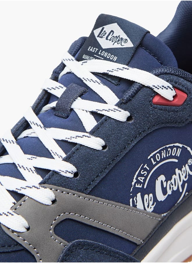 Lee Cooper Men's Panelled Lace-Up Sneakers  - Image 4