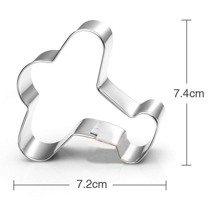 WOTOY Airplane Biscuit Cookie Cutter - Stainless Steel - Image 2