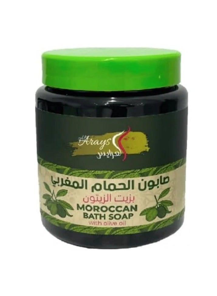 العرايس صابون الحمام المغربي بزيت الزيتون 700 مل