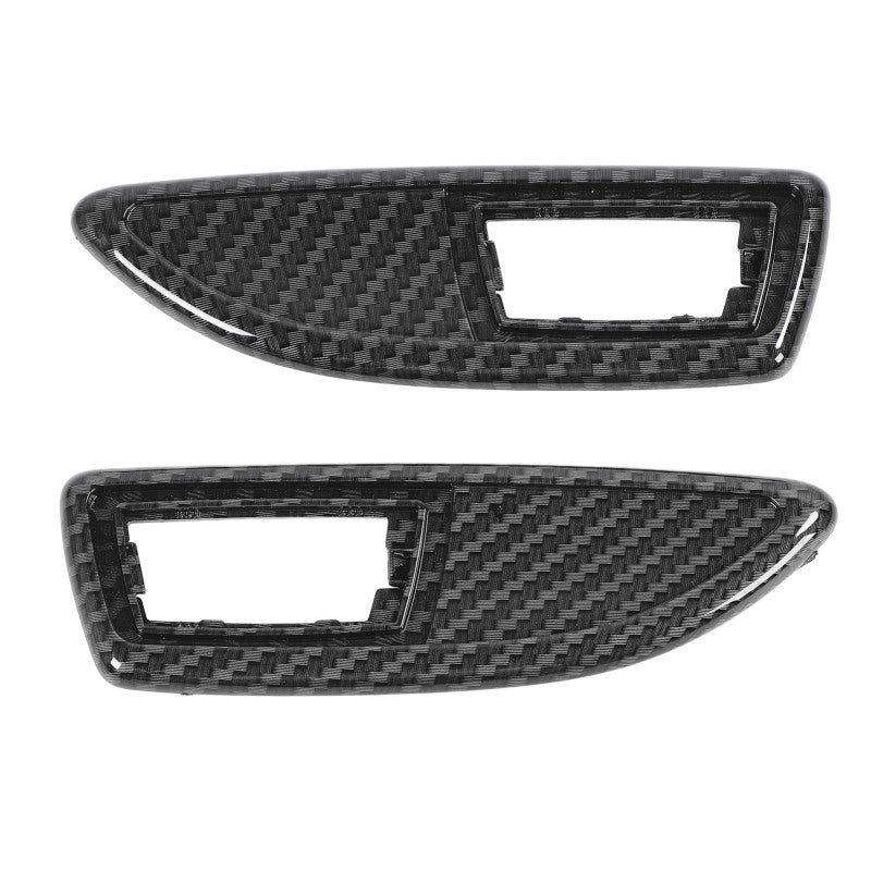 Side Turn Signal Light Cover Bezel Carbon Fiber Style Automotive Grade ABS - OE Number 13250945 Side Marker Light Housing for INSIGNIA A MK1 2008-2017 - Image 1