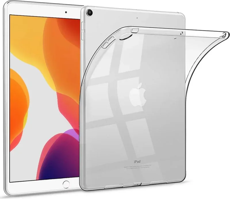 فورزاكاس Compatible with Apple iPad 10.2 - 10.5 Inch Silicone Case Transparent - FC013