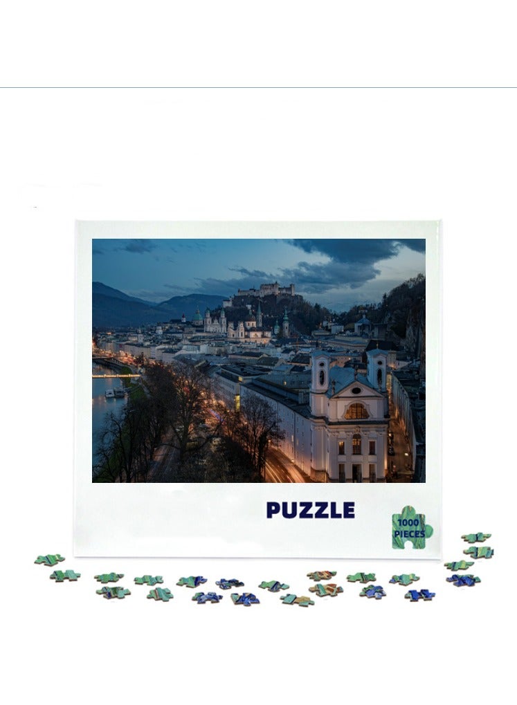 آنا 1000 قطعة من الألغاز الملونة ذات المناظر الطبيعية - Image 1