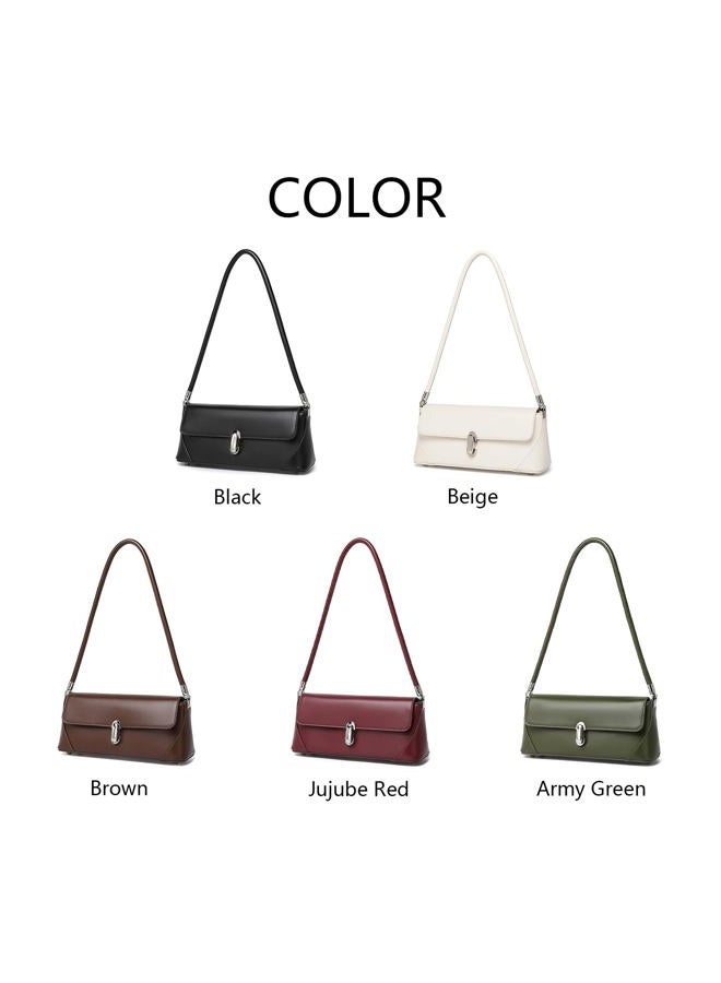 YONBEN Women's PU Shoulder Bag Stylish and Practical bag (Black) - Image 3