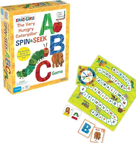 Briarpatch The Very Hungry Caterpillar Spin Seek ABC Game Based On Board Books By Eric Carle Preschool Learning For Kids - Image 1