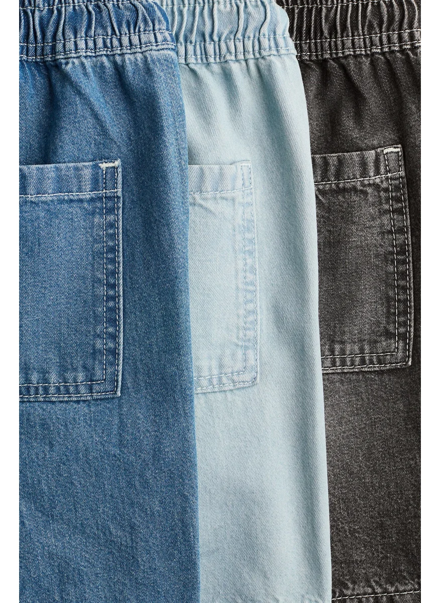 H&M 3-Pack Denim Shorts