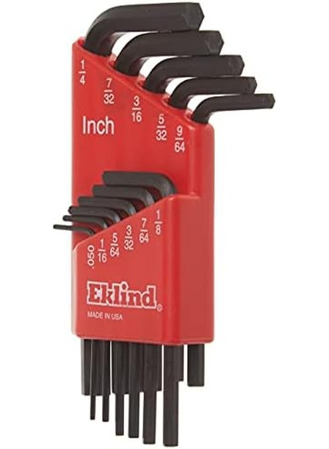 Eklind 10111 Hex L Key Allen Wrench 11Pc Set Sae Inch Sizes .050 1 4 Short Series  - Image 4