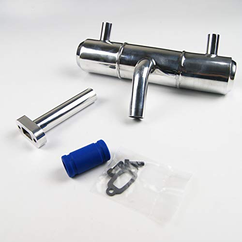 TITRACING Aluminium Exhaust pipe for HPI rovan Baja 5B King Motor buggy - Image 1