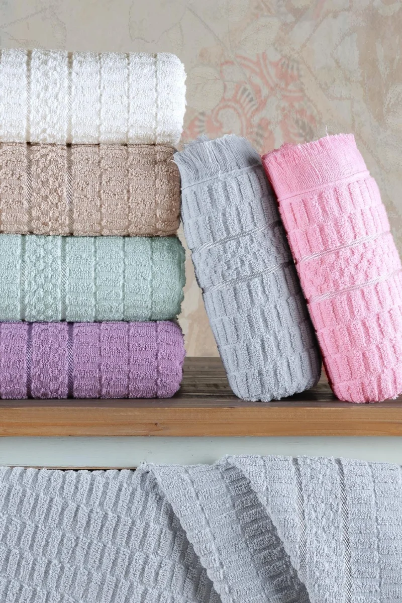 Zeynep Tekstil Zeynep Textile Aysu | Set of 6 50X90 cm Hand & Face Towels