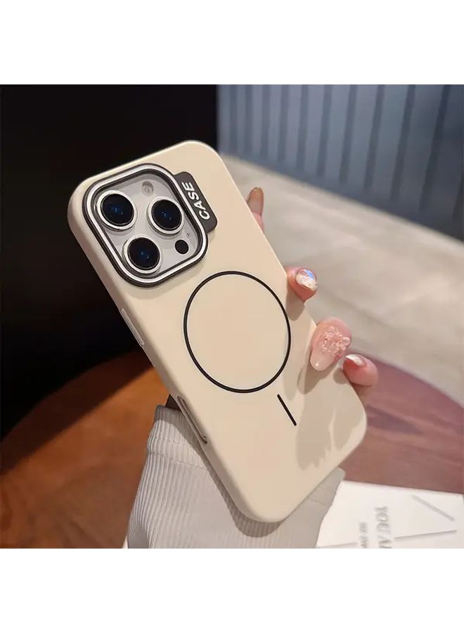 White Magnetic Wireless Charging Case for iPhone 12 Pro Max Shockproof Lens Protection - Image 2