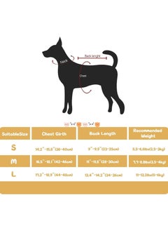Y&D Small Dog Sweater Cute Yellow Daisy Plush Clothes for Dogs Warm Coat Winter Cloth Puppy Soft Short Medium (Yellow Daisy)  - Image 4