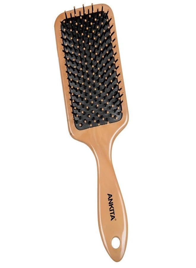 Ankita Flat Hair Brush|Paddle Brush with Strong and Flexible soft Bristles|For Grooming, Straightening, Smoothing, Detangling Hair, Ideal for Men & Women (144 M) - Image 1