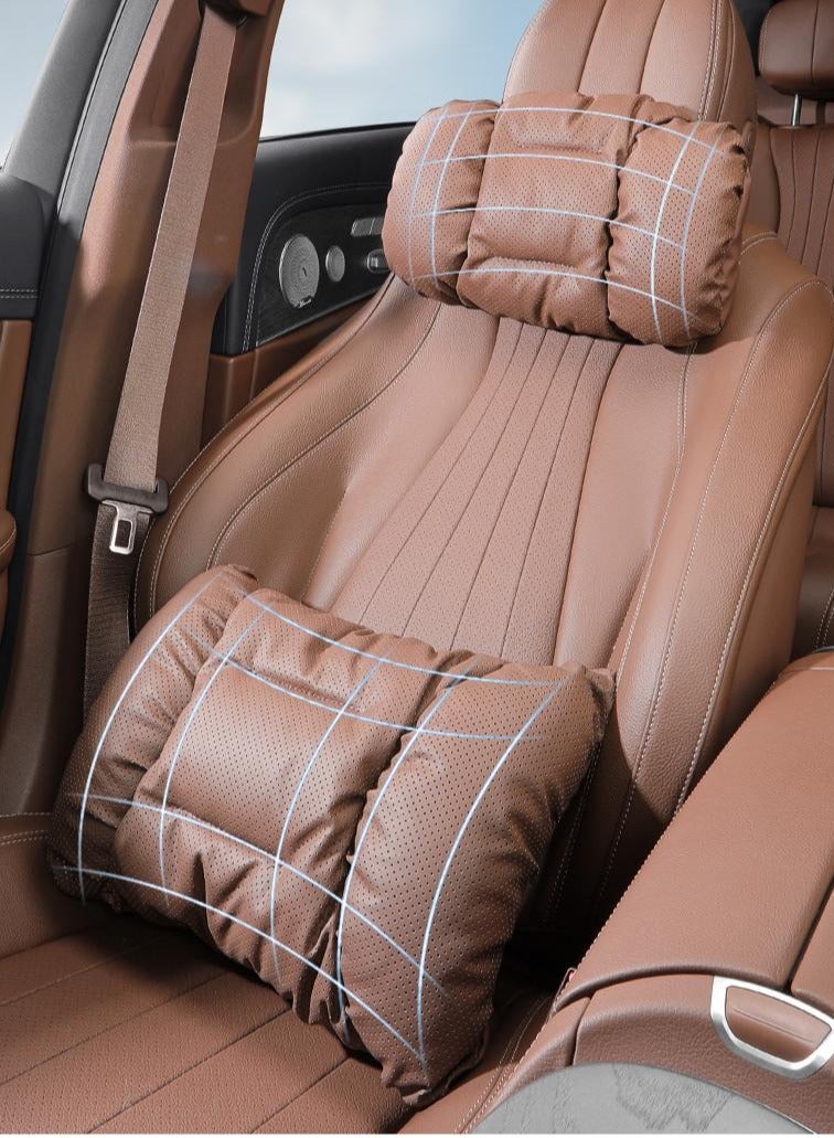 وسادة دعم أسفل الظهر ، دعم ظهر رغوة الذاكرة لكرسي المكتب ، كرسي الكمبيوتر ، مقعد السيارة ، كرسي كرسي وأريكة مع غطاء شبكي ثلاثي الأبعاد قابل للتنفس ، تصميم مريح مسند الظهر للعيادة لتخفيف آلام الظهر - Image 3