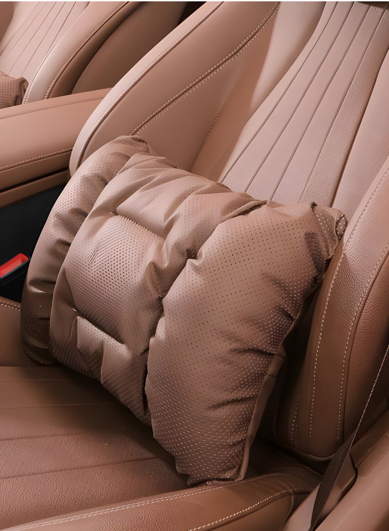 وسادة دعم أسفل الظهر ، دعم ظهر رغوة الذاكرة لكرسي المكتب ، كرسي الكمبيوتر ، مقعد السيارة ، كرسي كرسي وأريكة مع غطاء شبكي ثلاثي الأبعاد قابل للتنفس ، تصميم مريح مسند الظهر للعيادة لتخفيف آلام الظهر - Image 1