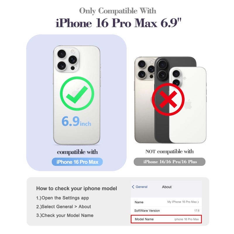 EYZUTAK Magnetic for iPhone 16 Pro Max Case Compatible with MagSafe, Fashion Cute Polka Dot Phone Case Simple Chic Aesthetic Polka Dot Pattern Slim TPU Protective Cover for Women Girls - White - Image 4