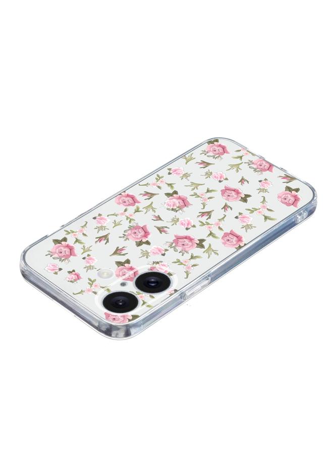 اس-توب جراب لهاتف iPhone 16 بنمط رسم ملون، جراب شفاف من مادة TPU - Image 5