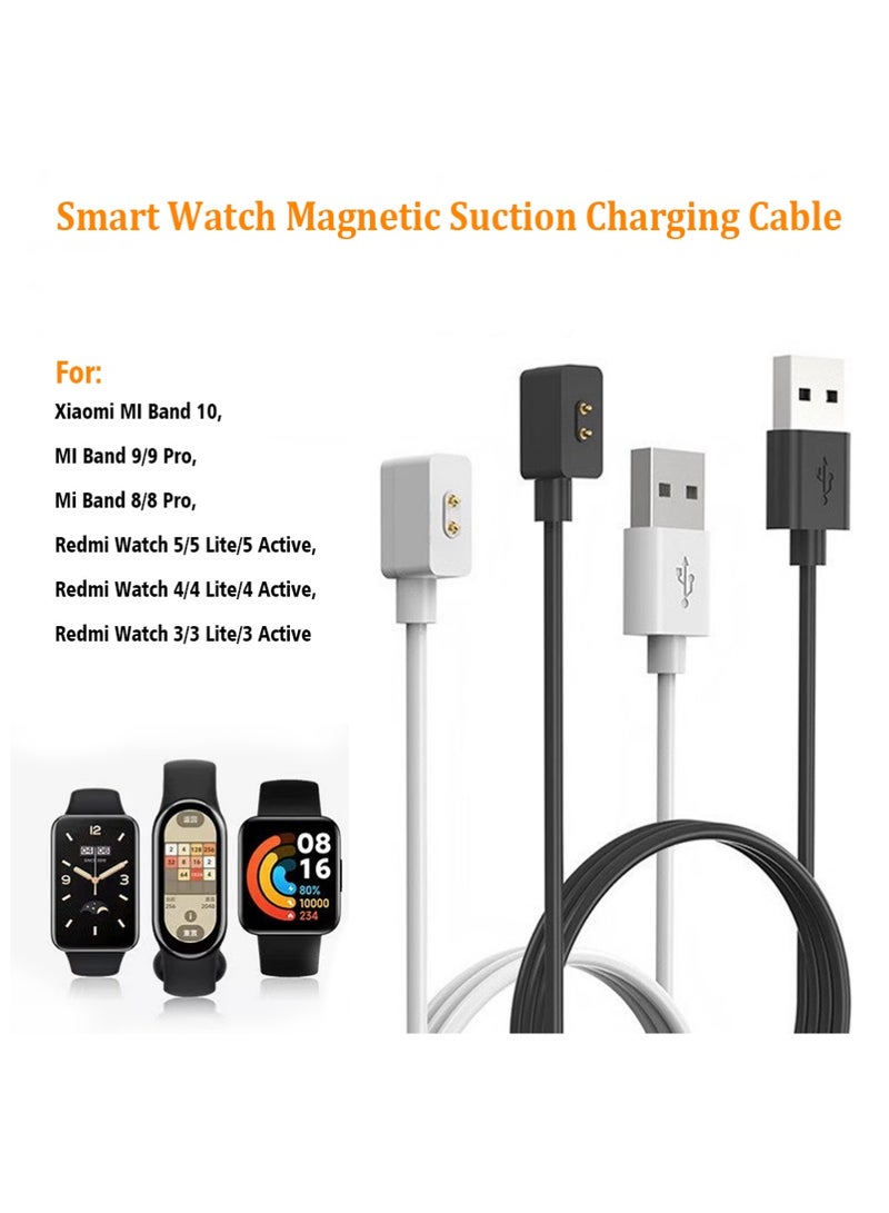 X-level 2 Pack Charger Cable Compatible with Xiaomi MI Band 10,MI Band 9/9 Pro,Mi Band 8/8 Pro,Redmi Watch 5/5 Lite/5 Active,Redmi Watch 4/4 Lite/4 Active,Redmi Watch 3/3 Lite/3 Active - Image 1