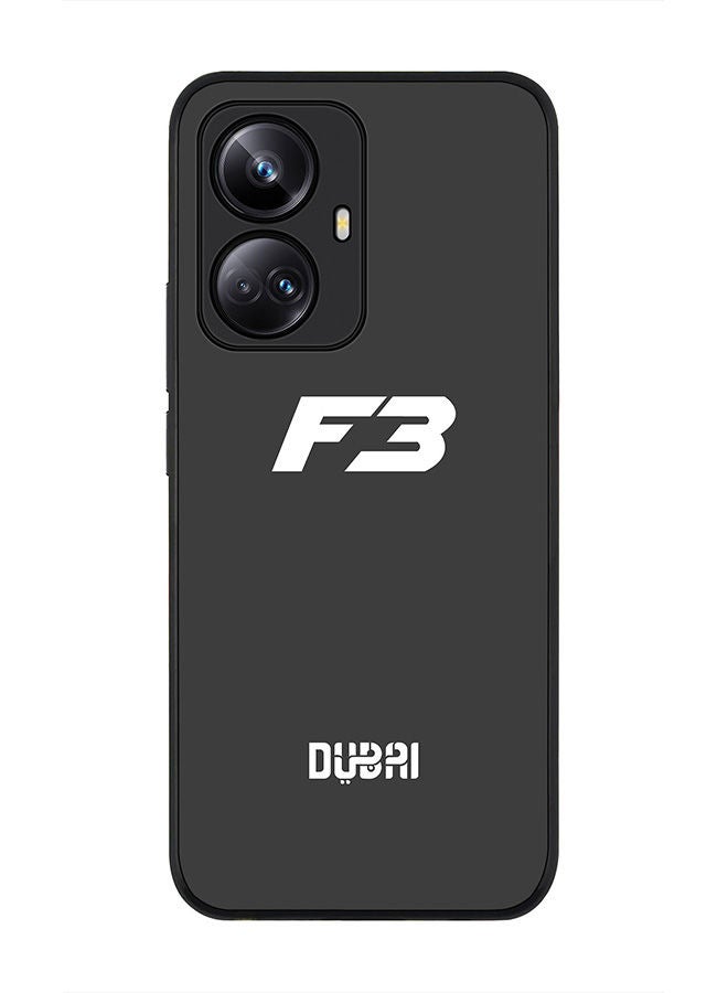 Stylizedd Rugged Black edge case for Realme 10 Pro Plus 5G Slim fit Soft Case Flexible Rubber Edges Anti Drop TPU Gel Thin Cover -   Faz3 Dubai Grey - Image 1