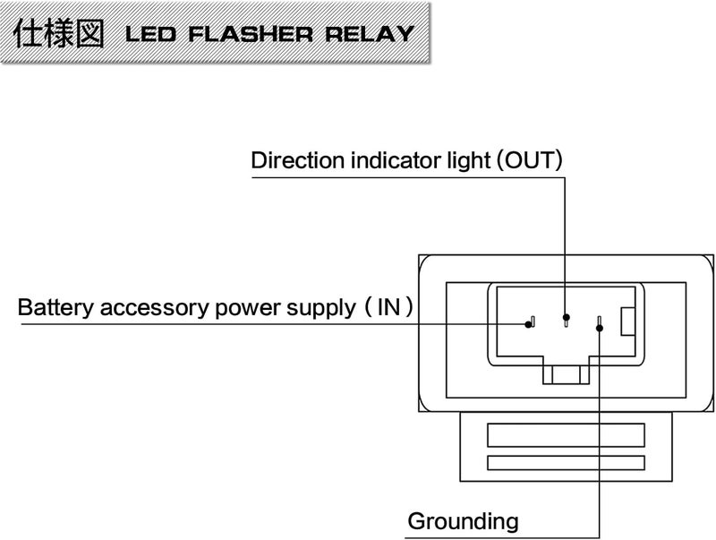 MFC PRO 12V 3-Pin Electronic LED Flasher Relay fix for LED Turnlight That Fixes Hyper Flash Problems FLR-MFC2 - Image 2
