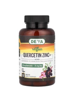 Deva Deva, Vegan Quercetin Zinc+, 90 Tablets  - Image 1