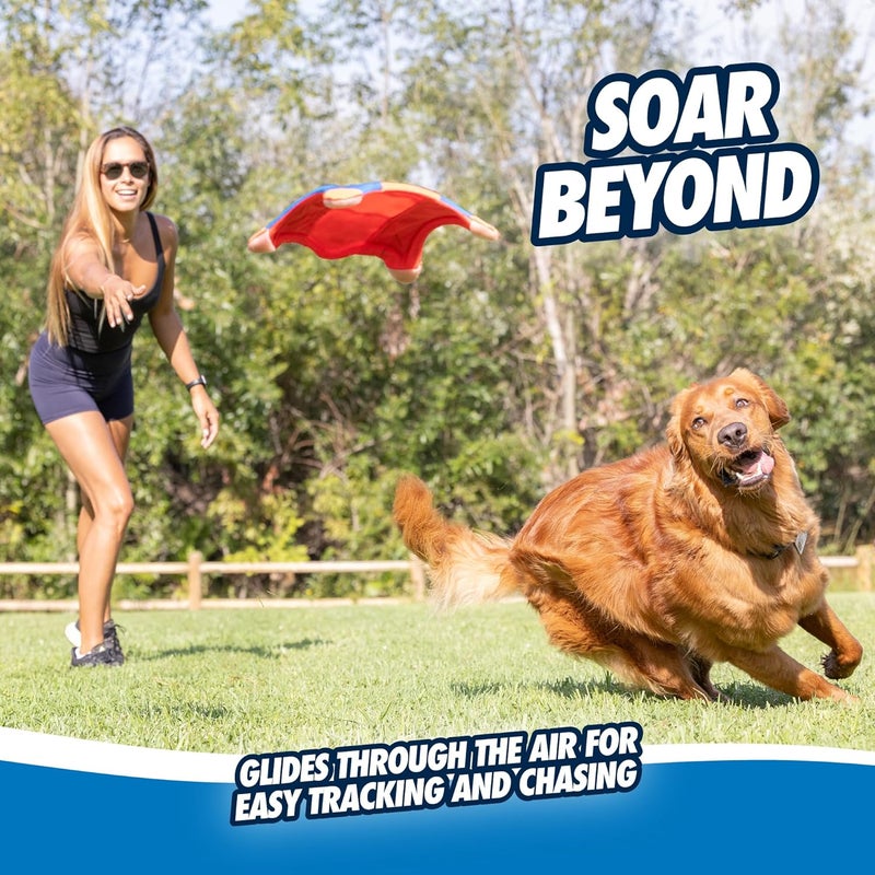 Chuckit! Small Flying Squirrel Dog Toy - Durable and Floating Fetch Frisbee for Small Dogs - Image 5