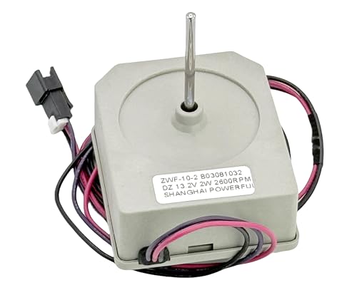 IXGPUTS ZWF-10-2 B03081032 Replacement DC Motor Fan,DC13.2V 2W Evaporator Fan Motor Blower Motor Compatible with MeiLing&Ronshen Double Door Refrigerator 2 Year Warranty - Image 1