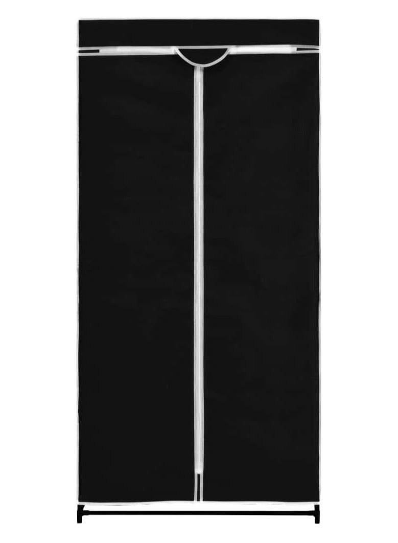 خزانة ملابس مع جيب باللون الأسود - Image 1