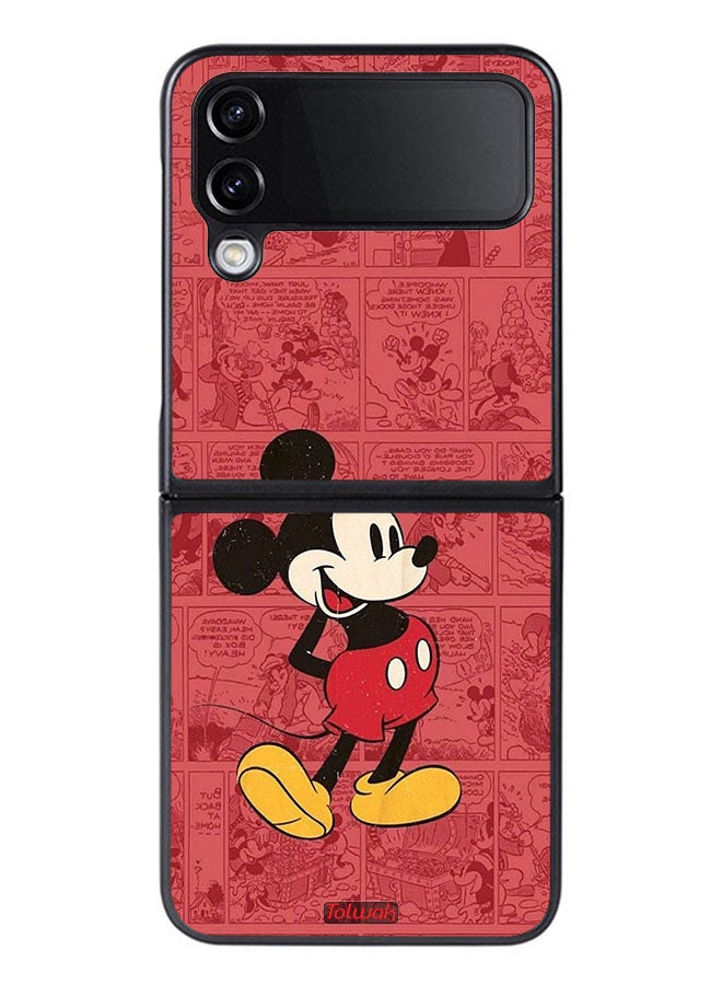 Tolwak Samsung Galaxy Z Flip 4 Protective Case Cover Mikey - Image 1