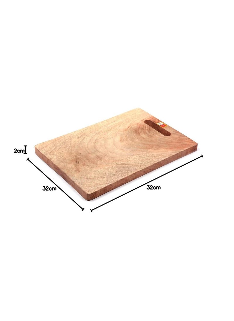 KCL KCL Wooden Rectangle Vegetable Chopper Cutting BoardSalad Cutter 1 Unit 32cm  - Image 3