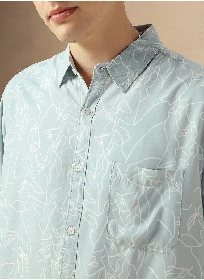 Dennis Lingo Men's Relaxed Fit Multi-Color Casual Shirt