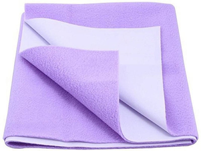 HUF & NUF HUF NUF New Born Baby Bed Protector Drysheet Waterproof Durable Fast Dry Urine Protection Crib Sheet Mat for Baby MattressBed Purple Pack of 1  - Image 2