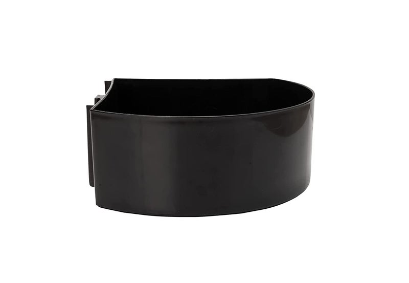 VDHJA VDHJA Multipurpose Kitchen Bathroom Triangle Corner Shelf with Adhesive Magic Sticker Pack of 2 Black  - Image 4