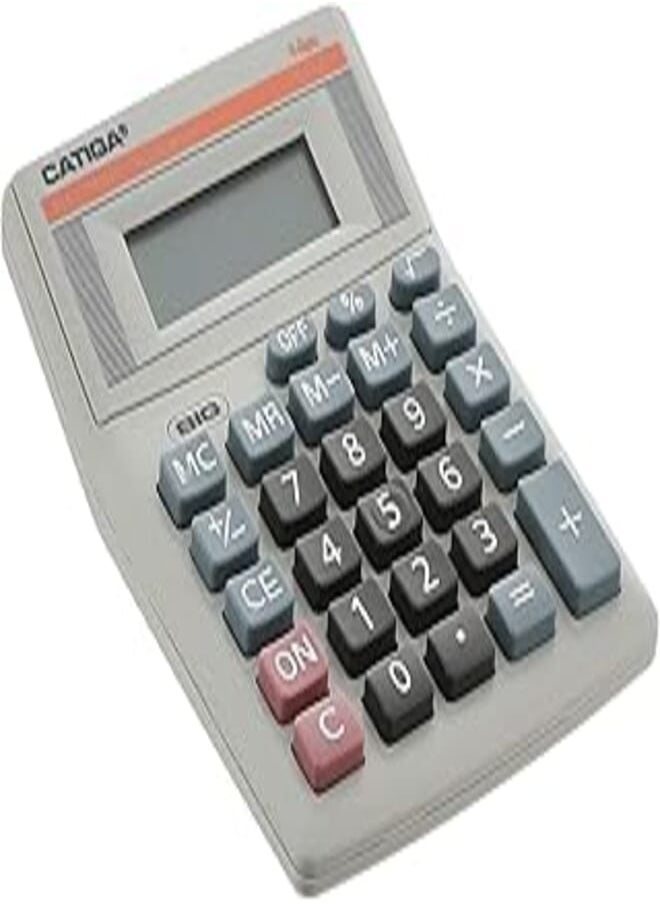 CATIGA Catiga dk-023 electronic calculator two power and 12 digits with plastic keys for office and school - multi colour 