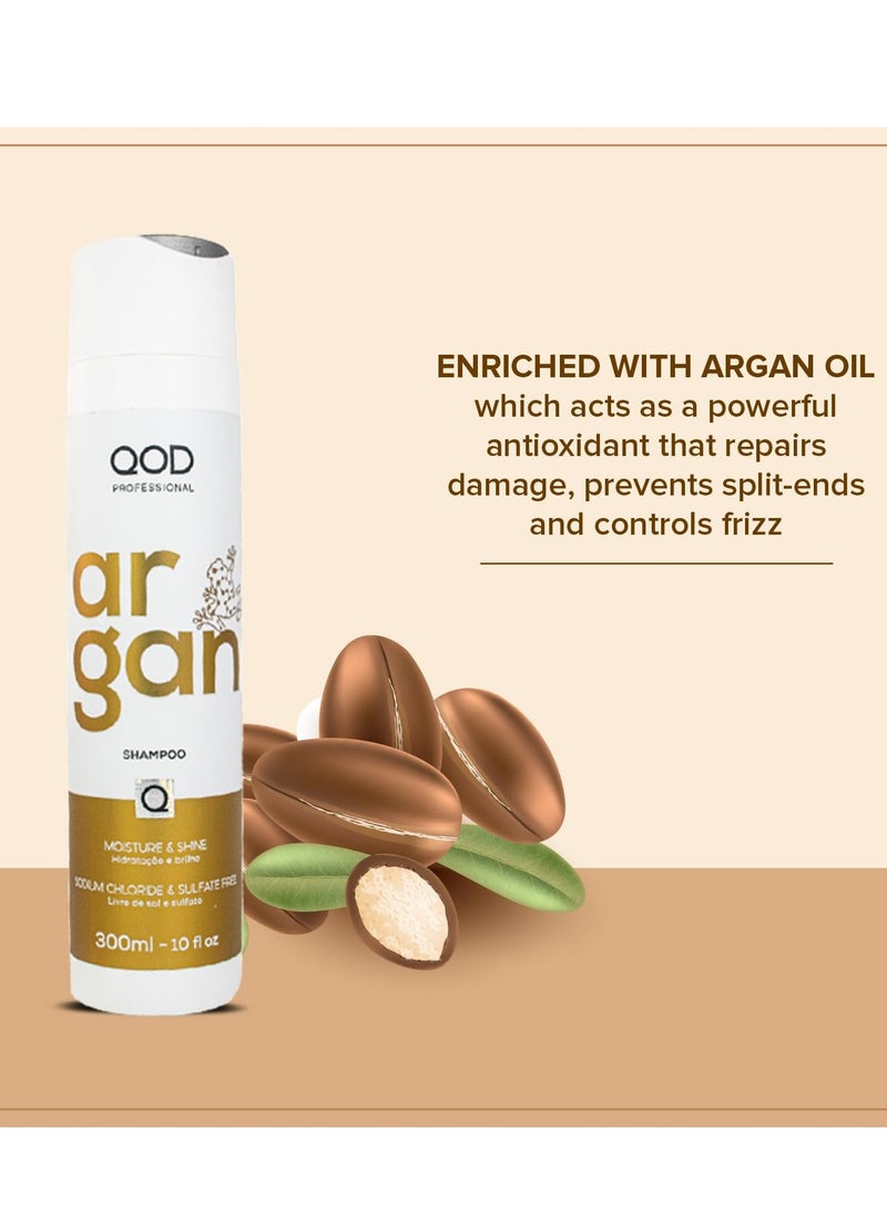QOD Professional Argan Shampoo Sulphate free Sodium Chloride free - Image 3