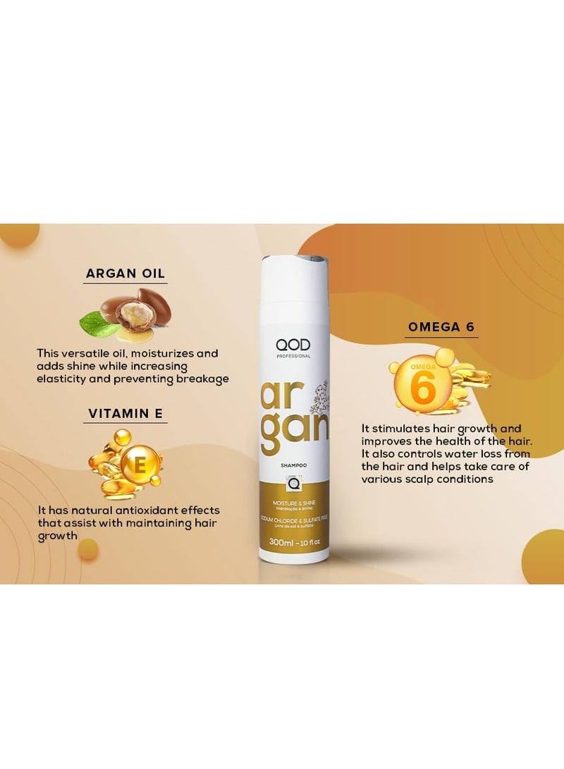 QOD Professional Argan Shampoo Sulphate free Sodium Chloride free - Image 5