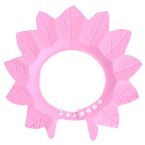 Mezon's Adjustable Flower Shaped Baby Shower Bathing Shampoo Visor Cap Hat Hair Shield - Image 3