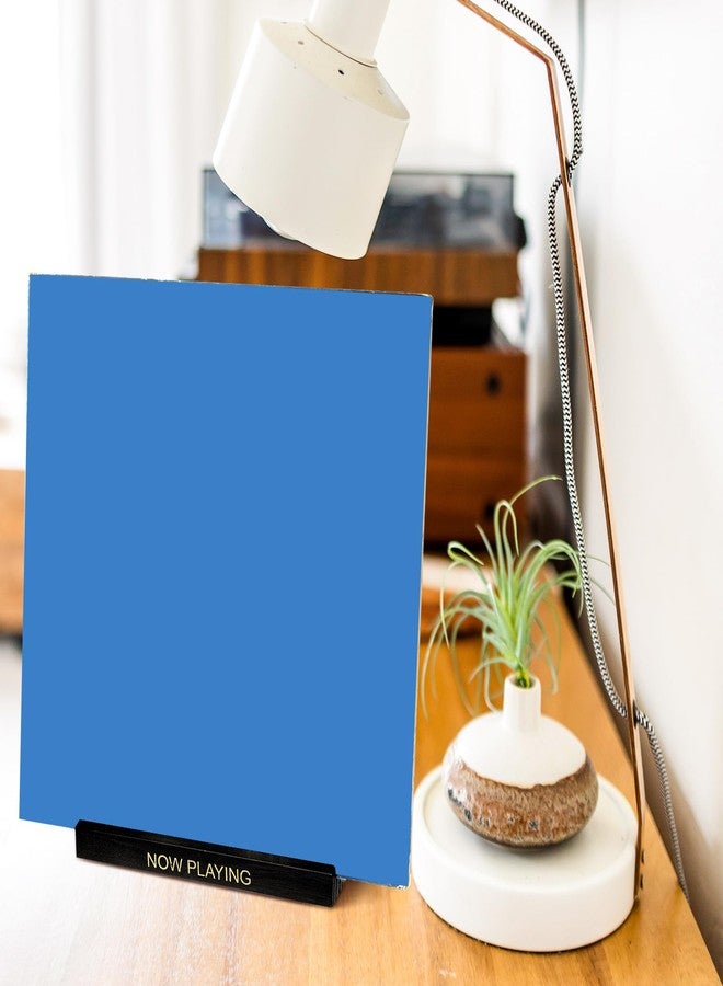 يوليجو حامل أسطوانات فينيل من يوليجو، أسود اللون، مصنوع من الخشب، لعرض أسطوانات الفينيل، مثالي لتزيين طاولات الحفلات، هدية رائعة لأعياد الميلاد وعيد الميلاد. - Image 3