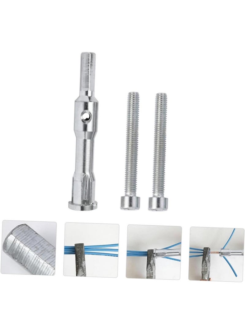 GGOOT 3pcs Automatic Wire Twisting Tool Efficient Wire and Crimping Device for Electricians Compatible Power Drills Hardwares Accessories for Quick Wiring  - Image 5