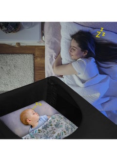 South To East South to East Pack N Play Blackout Cover, Portable Stretchy Blackout Tent for Travel Crib, Breathable Cover for Pack and Play, Blocks 90% of Light with Optimal Airflow, Blackout Pod for Baby Sleep  - Image 2