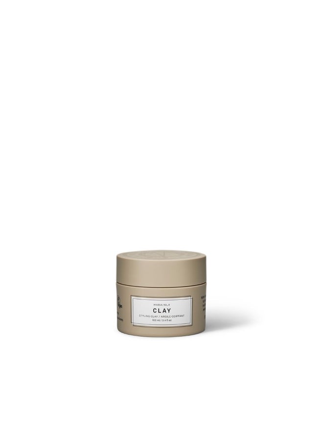 Maria Nila Minerals Clay 34 Fl Oz 100 ml Hold 35 For all Hairstyles Defining Wax Gives Matte Texture 100 Vegan SulfateParaben free - Image 2