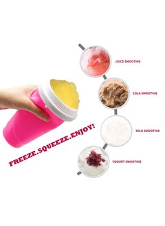 Generic Frozen Magic Slushy Cup, Smoothie Cups With Lids And Straws  - Image 3