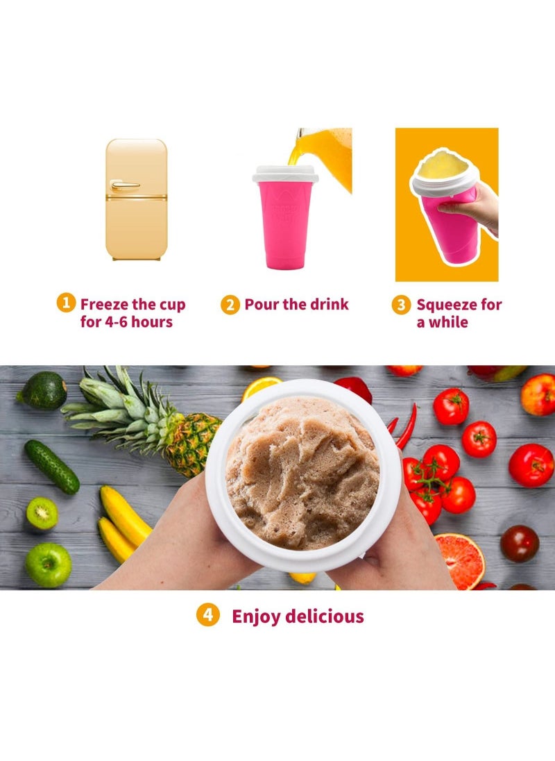 Generic - Frozen Magic Slushy Cup, Smoothie Cups With Lids And Straws - Image 1