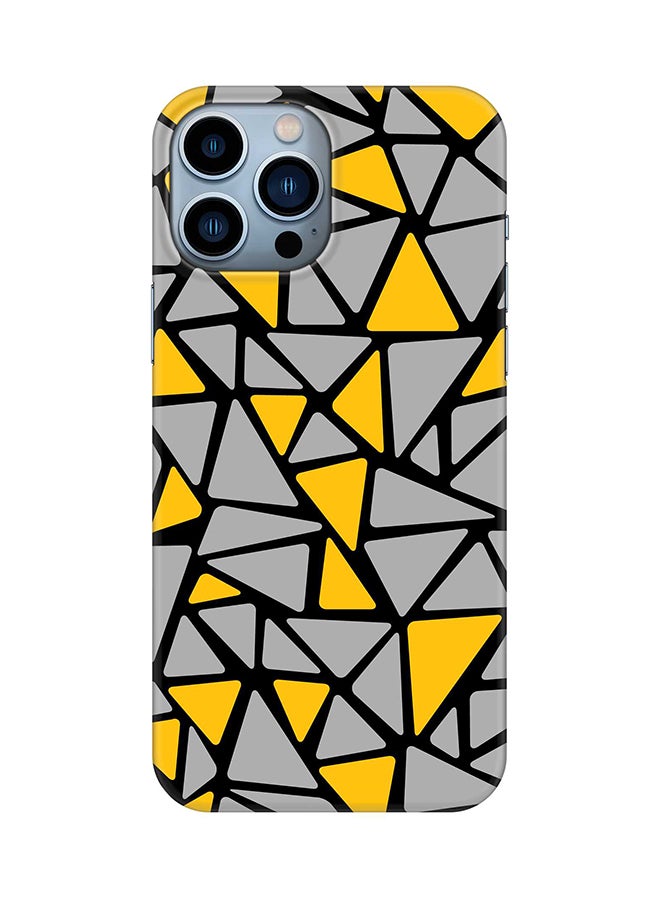 Stylizedd Case for iPhone 15 Pro Max Slim Snap Classic Series Mobile Cover Hard PC Shield Matte Finish Phone CasePrint - Triabstract - Image 1