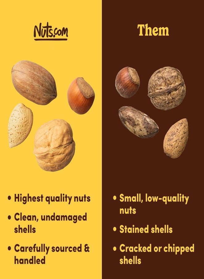 Nuts.com Mixed Nuts in Shell, No Brazil Nuts - 3 lb Bag, Natural, Includes Walnuts, Hazelnuts, Pecans, Almonds - Healthy Snack Sampler for Squirrels - Image 2