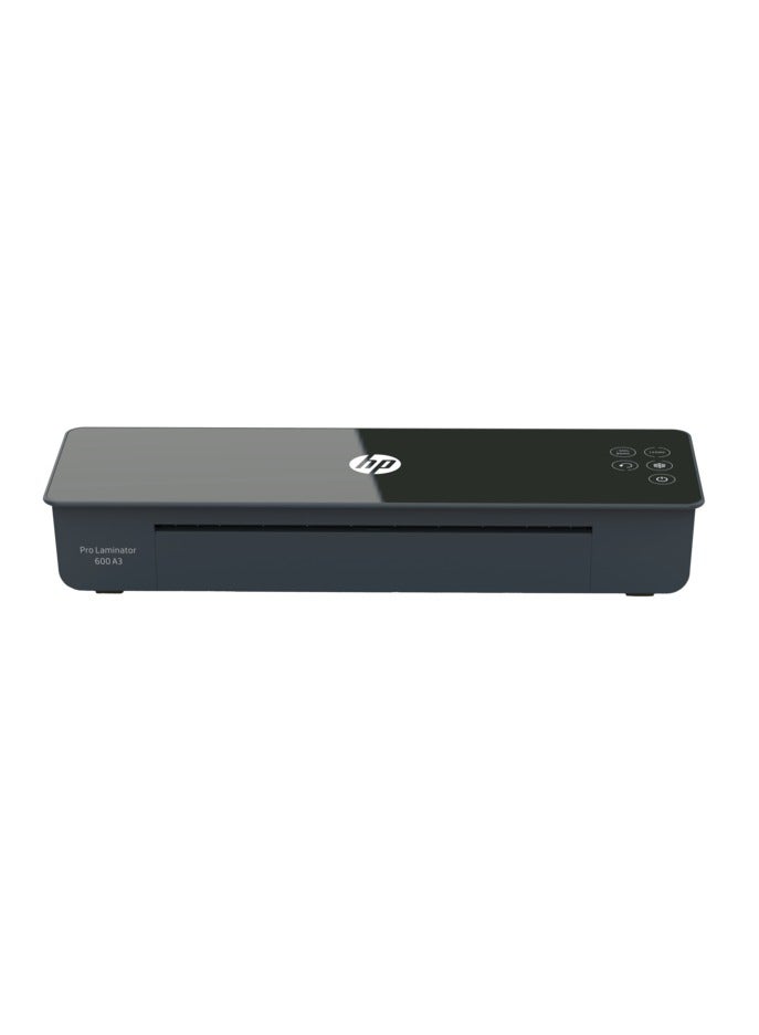 HP Pro Laminator 600 A3 Office Laminator Machines, Hot/Cold Lamination, Business Cards to A3 Sheetsl, 75/80-125mic - 3164 Black - Image 2